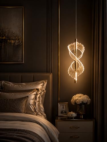 Image of FILLISKA 3 in1 Colour Changing LED Luxurious Hanging /Pendant Light (FrenchGold-PAY1583)