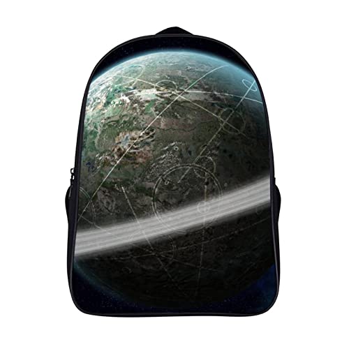 Sac à dos scolaire enfants ergonomique grand compartiment 40cm univers spatial