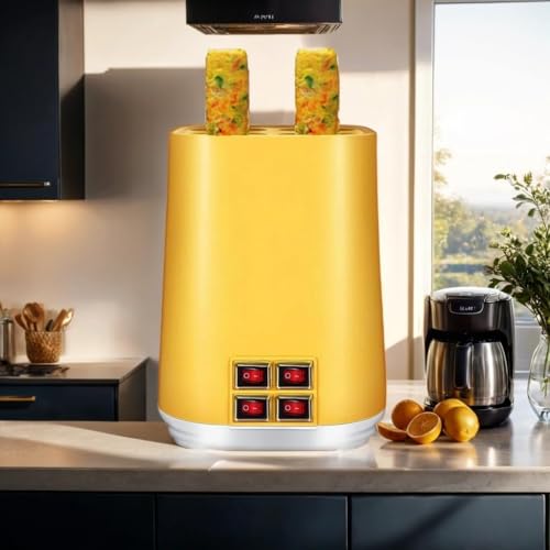 Elektrischer Vertikaler Automatischer Eierkocher, 400W Eierkocher Egg Roll Maker, 360-Grad-Eierrollen Kommen In 6 Minuten Heraus/Unabhängige Temperaturregelung Für Die Herstellung Von Eiersandwiches – Bild 3