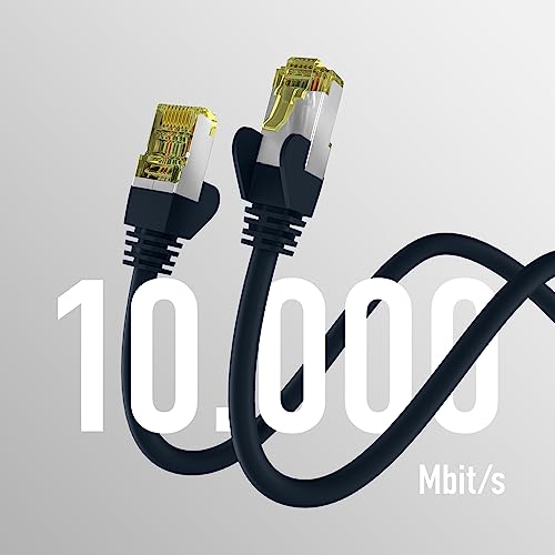 EFB-Elektronik, CAT. 6a network cable up to 10 Gbit, 10m LAN cable Ethernet cable patch cable with jack/kink protection - Image 2