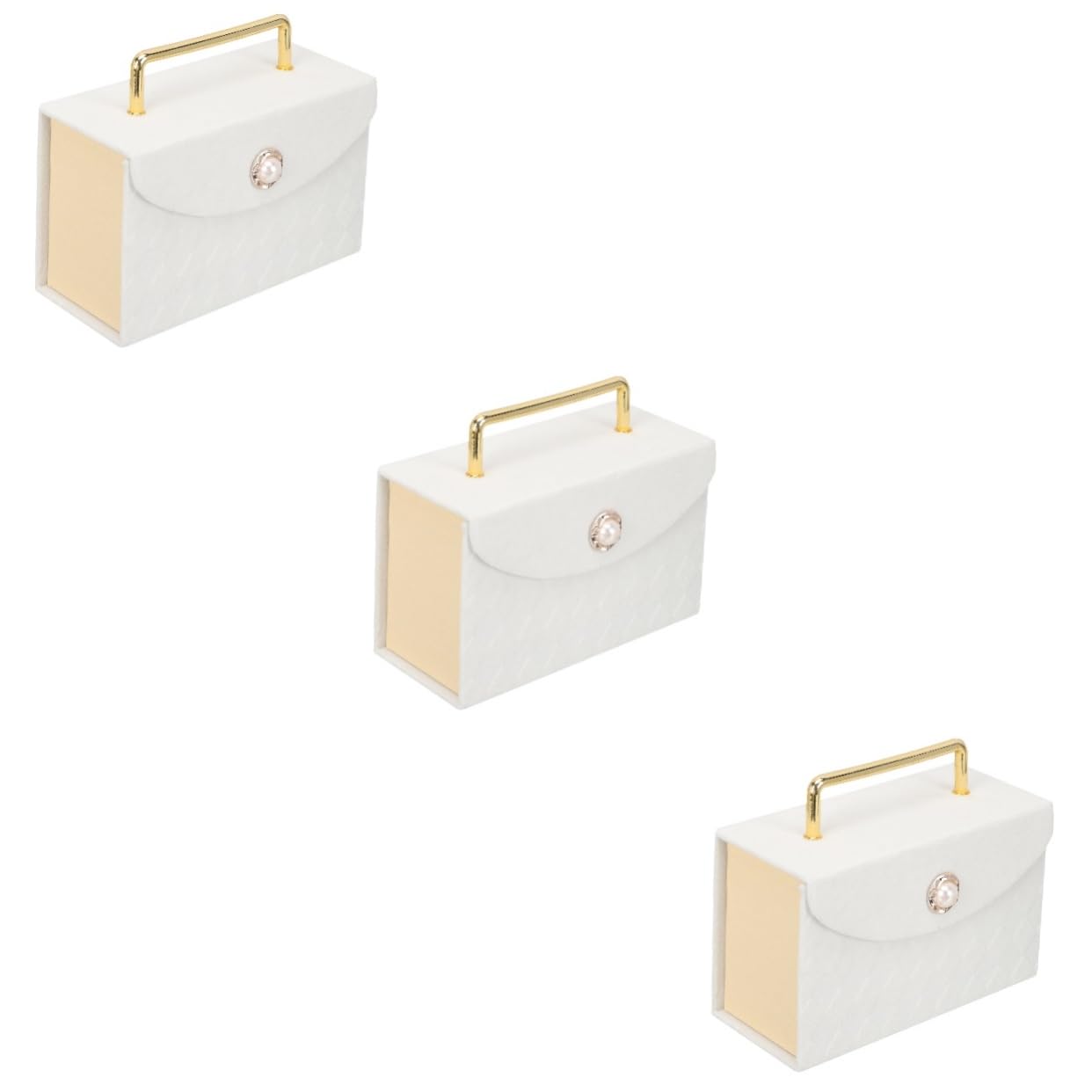 minkissy 3stücke Magnetische Geschenkverpackungsbox Mit Tragegriff Stilvolle Tragbare Verpackung Für Hochzeiten Geburtstage Und Besondere Anlässe Für Kleine Und Partyartikel Elegantem
