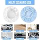 Polierhauben Set 6 Stück Mikrofaser Polierhaube, 230-250mm Polierscheibe, für Auto, Möbel, Glas, Reinigen, Bodenpolieren