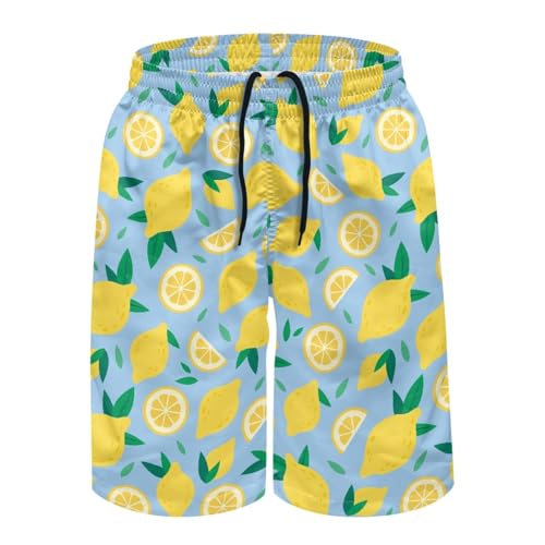 JooMeryer Men's Fruit Printed Breathable Summer Beach Swim Trunks Board Shorts with Mesh Lining