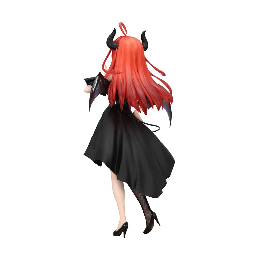 Nakano Itsuki Figura de anime, modelo de chica linda, estatua de PVC, 25 cm, vestido negro, figura de acción, adornos de escritorio, coleccionables, regalos
