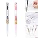 1Pc Rolling Ball Pens Quick-Drying 0.5mm Extra-Fine Point Rollerball Pens Straight Liquid Gels Pens for Writing