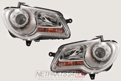 Johns, Scheinwerfer Satz passend für VW Touran Scheinwerfer (1T) ab 11/06-07/10 Satz H7/H1 links rechts