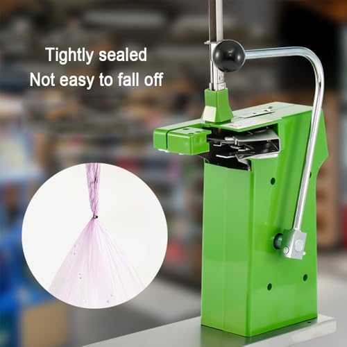 Sigillatrice a forma di U per sacchetti di plastica, include 2000 graffette, ideale per imballaggi alimentari nei supermercati e nei negozi di frutta fresca