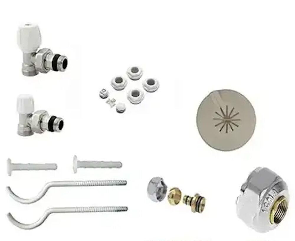 Kit installazione radiatori termosifoni riscaldamento Made in Italy