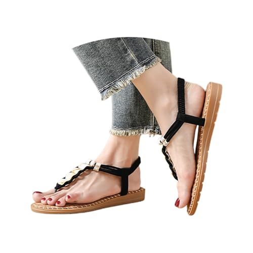 Chanclas de gladiador elásticas y sandalias veraniegas para mujer 2