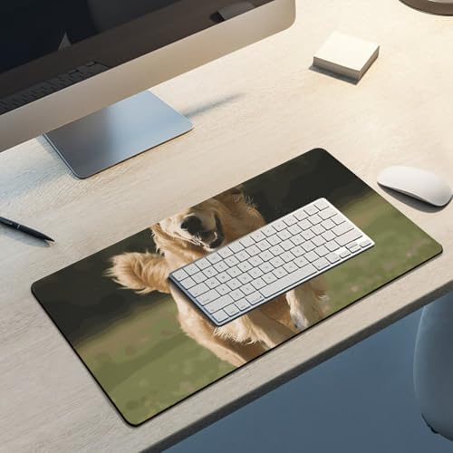 Tapis de souris de jeu de grande taille étanche avec LED intégrée