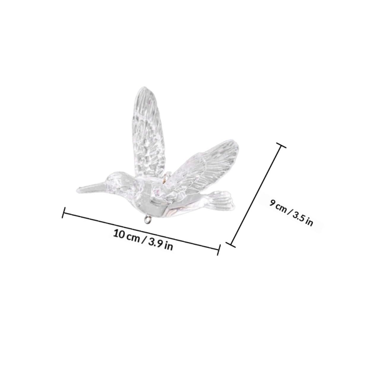20 Stück Transparente Acryl Hängende Vogel Anhänger für Hochzeitsdecke mit Zartem Design Dekoration für Wohnzimmer und Festlichkeiten