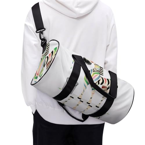 Sac de gym cheval peint duffel bag de voyage et camping 45cm - 6