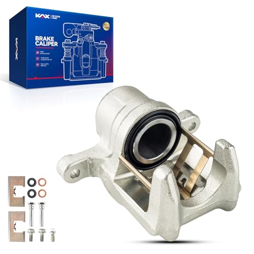 Image of KAX Rear Left Brake Caliper for 2002-2004 CR-V | 1995-1998 Odyssey, 1991-1995 Legend, 1996-1998 RL, 1996-1999 Oasis