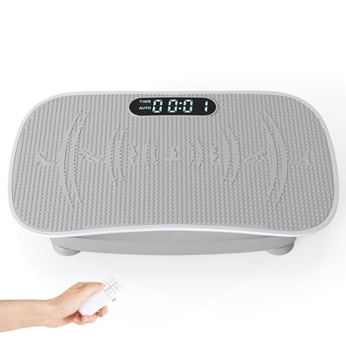 # Adatto a diversi esercizi # Questa macchina vibrante utilizza una tecnologia di vibrazione ad alta efficienza in grado di attivare molti gruppi muscolari centrali del corpo. Combinata con esercizi come stare in piedi, squat e affondi, consente un allenamento completo, non solo bruciando grassi ma migliorando anche coordinazione e forza.