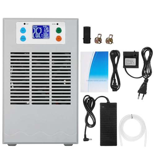 100W Tanque de peces pequeños Calentador de agua y enfriador Acuario Enfriador Semiconductor Enfriador de acuario electrónico Pantalla LCD Silencioso Tanque de peces digital Sistema de enfriamiento