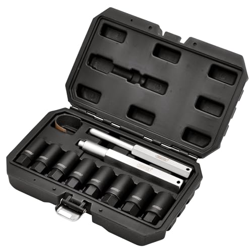 Draper 12402 Locking Wheel Nut Removal Set (10 Piece)