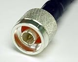 US Made - 6 foot Times Microwave LMR-400 N Male Jumper Coaxial Cable MILSPEC & Commercial Ham or CB Radio Antenna Coax UHF VHF HF LMR-400 Times Microwave Coaxial Cable Antenna RF Transmission N Male Connector to N Male