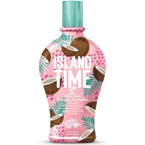 Island Time Dark Bronzing Blend DHA, Caramel & Black Walnut Extract12oz Cover