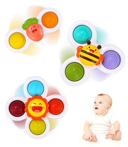 👶【Giocattoli sensoriali per bambini piccoli】 I giocattoli sensoriali con le dita promuovono la motricità fine, permettono al bambino di spingere, pizzicare, armeggiare, stuzzicare e afferrare. Ideale per i bambini per imparare a muovere abilmente le dita e manipolare il bambino appena nato. In viaggio, è possibile attaccare la ventosa del mulino a vento a un finestrino lucido dell'auto o a un tavolo da campo.