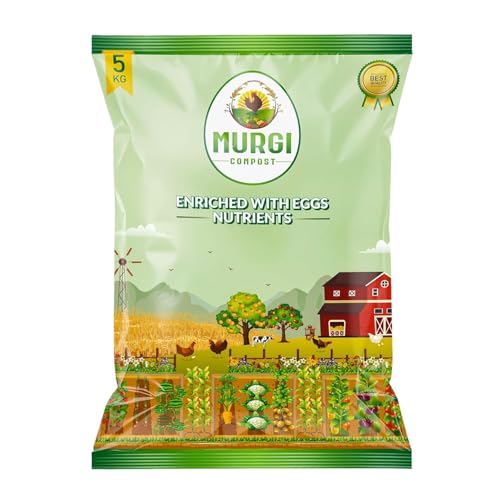 Image of 5KG Organic Potting Soil Mix for Plants| Odorless Murgi Compost Khad Fertilizer for Home Garden | Nutrient Rich Chicken Manure with 17 Essential Nutrients | Indoor & Outdoor Plants