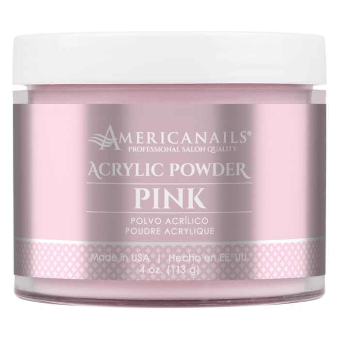 Americanails Nail Acrylic Powder - Professional Acrylic Nail Powder - Self-Leveling Acrylic Powder - Pair with Monomer Acrylic Nail Liquid - Perfect