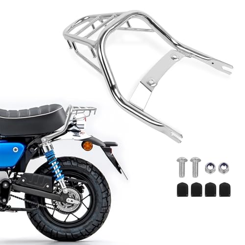 Porte-bagages arrière pour Monkey 125 (2018-2024) support de queue noir