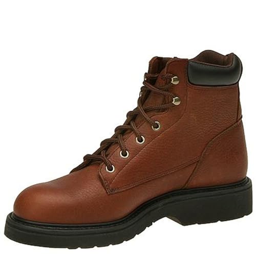 Men's 6" Brawny Leather Work, 10 2E US, Brown4