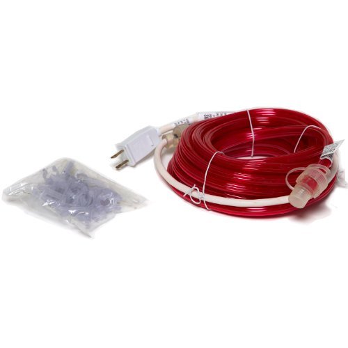Noma/Inliten-Import 55133-88 Hw 18' Red Rope Light Set #TOP1