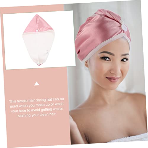 Balacoo Touca De Cabelo Seco De Veludo Cristal Touca De Cabelo De Secagem Rápida Touca De Secagem To