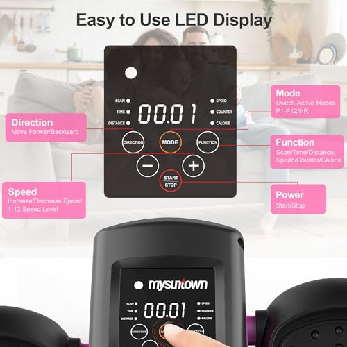 Mysuntown E3 Under Desk Elliptical For Home, Leg Exerciser While Sitting thumb #2