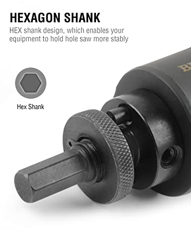 Binota Bi-Metal Hole Saw M42, 51Mm-2 Inches, For Metal, Wood, Plywood, Pvc, Gypsum, Composite, Stainless Steel Plate #TOP2