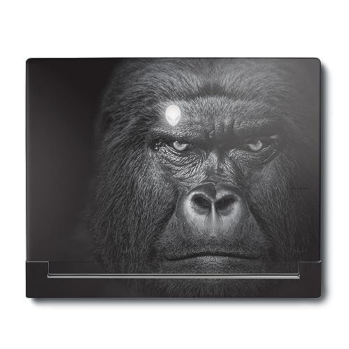 Image of MightySkins Skin Compatible with Alienware X16 R1 (2023) Full Wrap Kit - Mono Gorilla | Protective, Durable, and Unique Vinyl Decal wrap Cover | Easy to Apply & Change Styles | Made in The USA