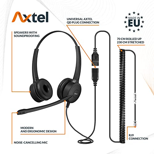 Casque filaire Prime Duo AXC-04 double écouteur antibruit Cisco 8800