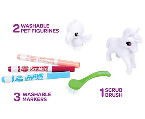 Crayola Scribble Scrubbie Safari 2 Pack Animal Toy Set Age 3+ #TOP2