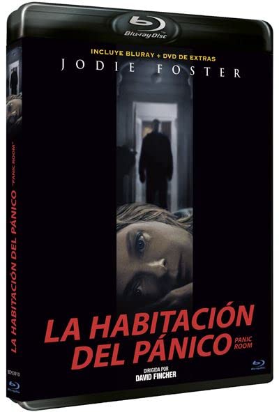 Panic Room 2002 Blu-Ray Spanish Import, Plays in English, Jodie Foster, Kristen Stewart, Forest Whitaker, Dwight Yoakam, Jared Leto