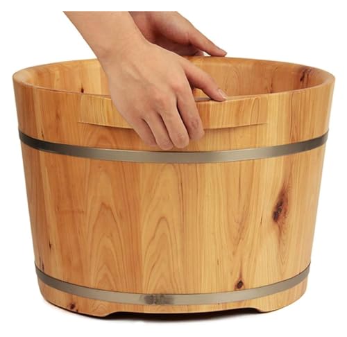 Tina de madera maciza para pies 42cm x 26cm miniatura 5