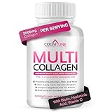 multi collagen with hyaluronic acid, vitamin c, collagen protein supplement