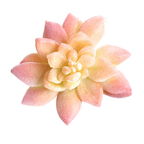 WINOMO 3 peças de plantas suculentas artificiais de cacto falso flores para plantas DIY decoração de