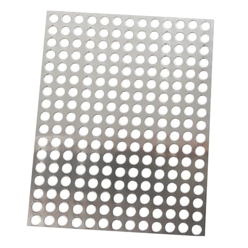 Lámina perforada de acero inoxidable 304, placa de malla metálica con agujero de 8 mm de diámetro, pantalla decorativa para varias aplicaciones