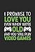 Produktbild I Promise To Love You Even When We're Old And You Still Play Video Games: Gamer Notebook Journal For Men (6x9) - Gamer Husband Gifts From Wife - Funny Gamer Gifts