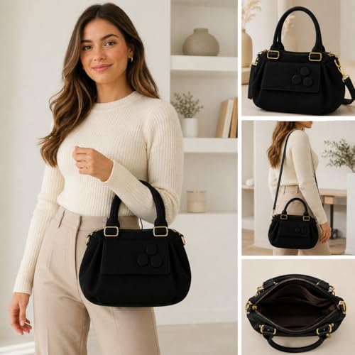 Image of Elegant Women's Handbag | Premium PU Leather Shoulder Bag with Zipper Closure | Stylish Top Handle Purse for Daily Use & Party