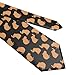 WILL BUDXEG Funny Capybara Capybaras Birds Mens Novelty Necktie Ties Funny Neckties Fashion Neck Ties