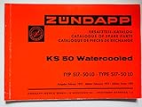  Zündapp KS 50 watercooled Typen 517-50L0 + Farbmuster – Ersatzteilkatalog - Original