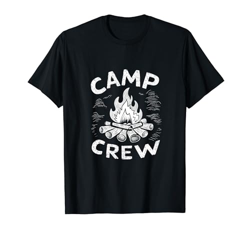 Camp Crew Vacation Camping Funny Camping For Women Men Kids T-Shirt