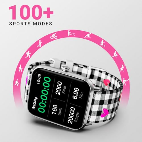 Image of Fire-Boltt Ninja Call Pro Plus Checkmate Smart Watch 1.83 inch with Bluetooth Calling, AI Voice Assistance, 100 Sports Modes IP67 Rating, 240 * 280 Pixel High Resolution (Black Valentine)