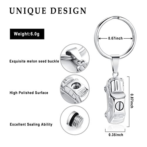 Cremation Jewelry for Ashes Little Car Shape Urn Pendants for Ashes Holder Memorial Keepsake Urn Necklace Cool Necklace2