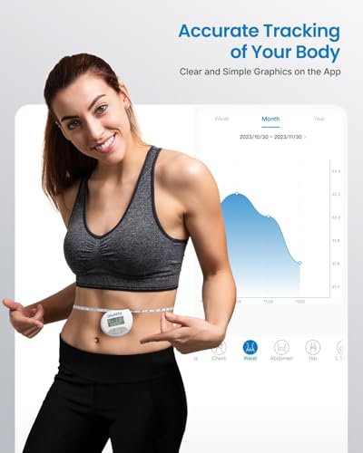 Mètre ruban connecté rétractable avec double affichage cm et pouces - 4