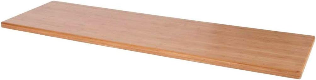 Ulti-MATE UG22082W 8-Piece Garage Cabinet Kit with Bamboo Worktop in Starfire White Metallic