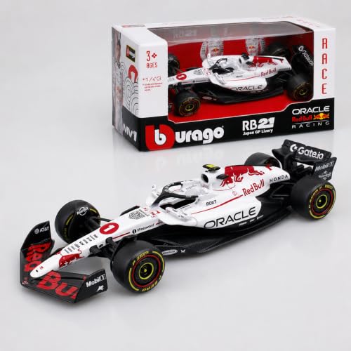 Image of Wizplex Bburago Red Bull Racing RB21 Japan GP 1:43 Scale Officially Licensed Die Cast Metal Formula 1 Car - No. 1 Collectible Model, Display Showpiece for Kids 3+ & Motorsport Fans