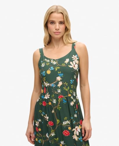 Robe longue tissée à volants femme Superdry - vue 4